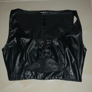 Shein Pleather top.